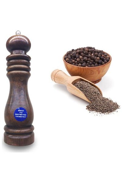 Fantom Historic Hand Grinder - Wooden Pepper Mill 20 Cm