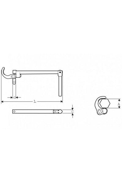 Site Hırdavat Super Ego Tap Wrench 10-32mm
