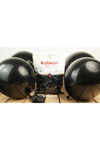 Çemrek Süs Parti بالون ديكور أسود 12 إنك - 30 سم 50 قطعة