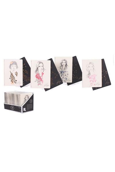 KESKİN COLOR Sharp 14x20 Pour T. Line Stitched Set of 2 Memo Pads 48 Yp