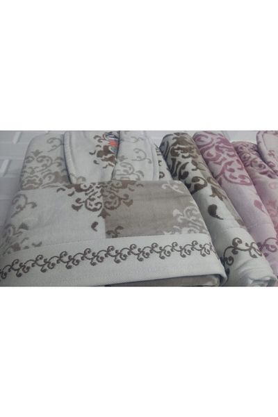 Deneme Zamanı Özdilek Emily Family Set Σετ μπουρνούζι Γκρι-ροζ