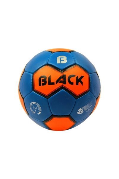 BLACK Techno Mavi Turuncu 2 Numara El Dikişli Hentbol Topu