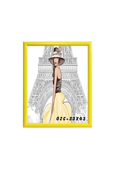 ÖZCANLAR ÇERÇEVE Yellow Picture Frame