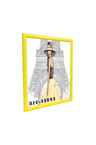 ÖZCANLAR ÇERÇEVE Yellow Picture Frame