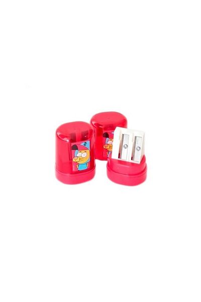 Kral Şakir Pink Double Pencil Sharpener Ks025317