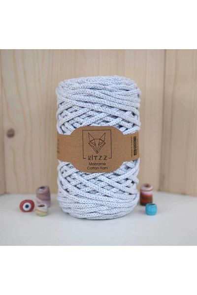 Ritzz Βαμβακερό Macrame Xl // 004 // Ανοιχτό Γκρι