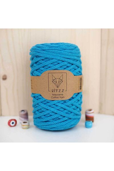Ritzz Τυρκουάζ βαμβακερό Macrame Xl 018