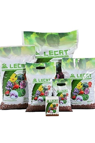 lecat Kil Bilyesi 10 Lt 0-3 Mm Hidroponik Toprak Lecat Kil Bilyesi Hidroton H...