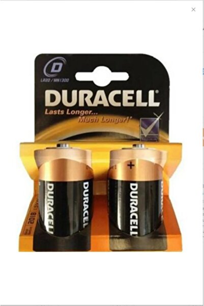 Duracell Alkalin D Büyük Boy Pil 2'li Paket 5000394076716