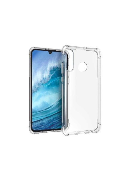 tekno grup جراب Huawei P30 Lite حماية فائقة وشفاف مضاد للصدمات + واقي شاشة زجاجي