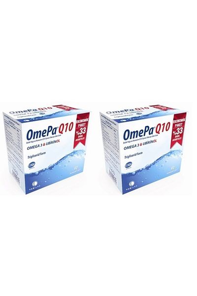 Omepa Q10 Omega 3 Ubiquinol 90 Capsules