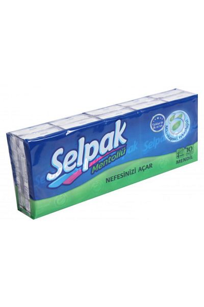 Selpak Menthol Wipes - Pack of 10
