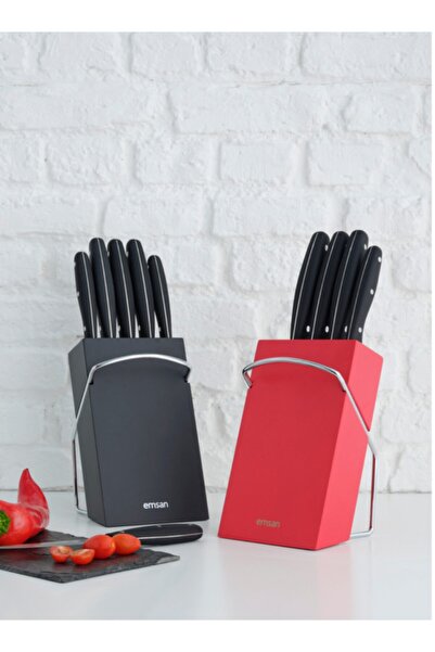 Emsan Kırmızı Mia Bıçak Seti