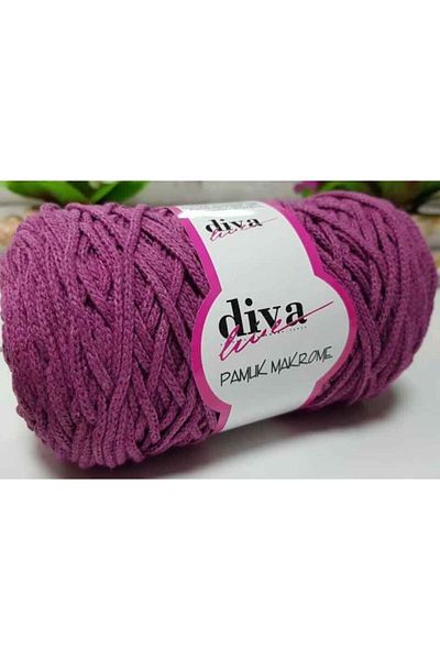 DİVA Αξεσουάρ Angel Bag Diva Cotton Macrame Plum (Παχύ)