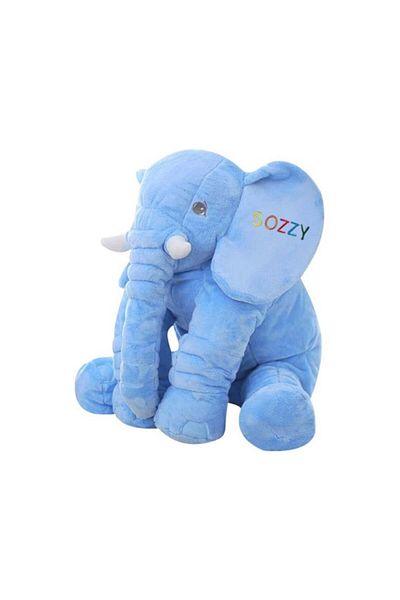 Sozzy Toys Children's Blue Elephant Sleeping Friend Toy Plush