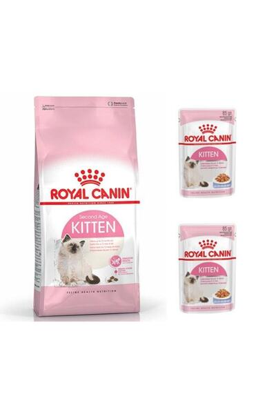 Royal Canin Kitten 4 Kg. + 2 Adet Kitten Yaş Mama