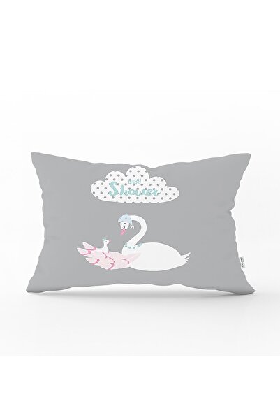 Realhomes Keep Calm Unicorn Yazılı Özel Tasarım Bebek Odası Dikdörtgen Yastık...