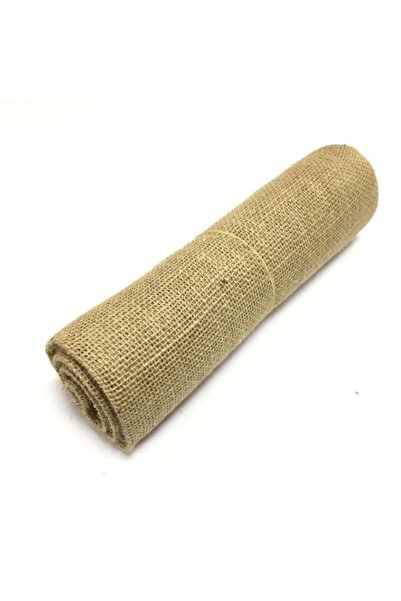 Fırfır Tuhafiye Naturel Jüt Kumaş Hasır Kınnap 1 Metre Kanaviçe Keten Çuval –...