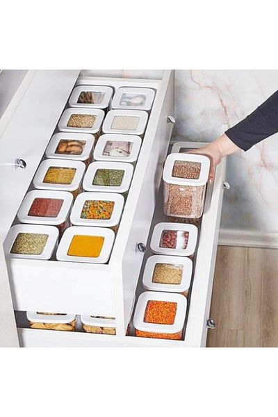 VİP AHMET Vip Ahmet 5-Piece Square Storage Container