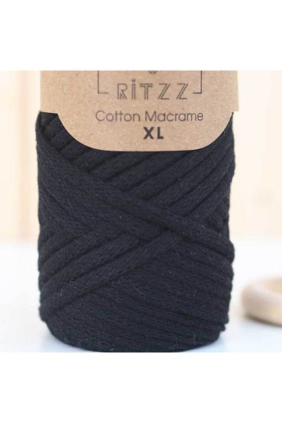 Ritzz Xl 003 Μαύρο Επίπεδο Βαμβακερό Μακραμέ