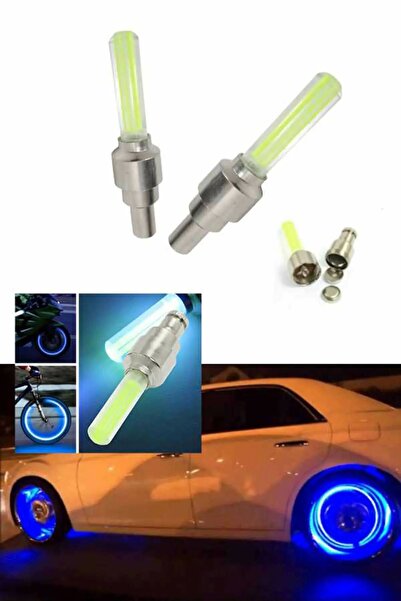 MOBEE Işıklı Sibop Kapağı Hareket Sensörlü Bisiklet-araba 2'li