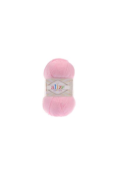 Alize 1 Yumak Happy Baby Hand Knitting Yarn Powder Pink 185