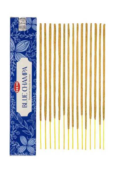 Hem Blue Champa Premium Masala Organik Çubuk Tütsü 15gr
