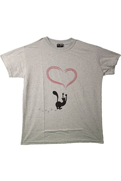 mAddog Unisex γκρι κοντομάνικο μπλουζάκι