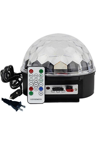 MOBEE Disko Topu Işıklı Küre Mp3 Usb Çalar Bluetooth Hoparlör