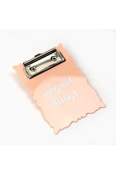 Pyrus Mini Pink Clip Board