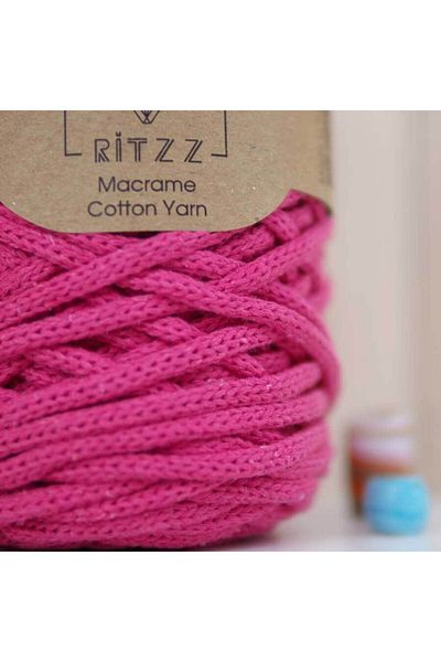 Ritzz Φούξια 024 Βαμβακερό Μακραμέ Xl