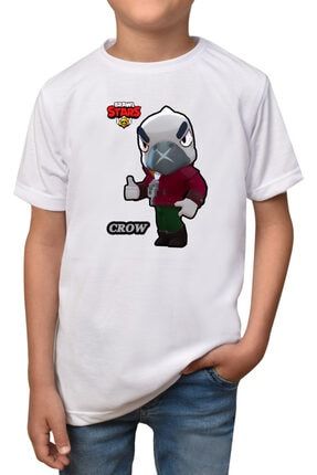 Phi Ajans Brawl Stars Crow Beyaz Cocuk Erkek k z T shirt Ty 7 Fiyat Yorumlar Trendyol