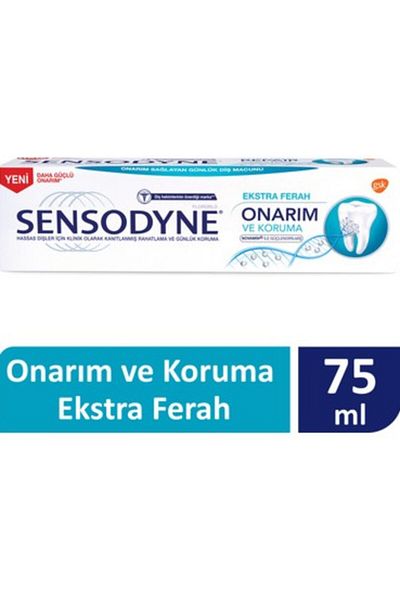 Sensodyne الإصلاح والحماية الطازجة 75 مل