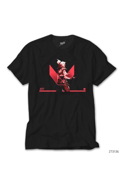 WAKHA Val. Tricou negru Jett