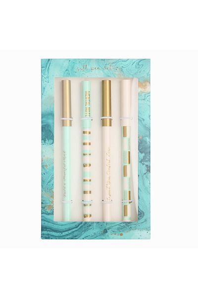 Pyrus Syloon Ballpoint Pen Set Green 4 Pieces