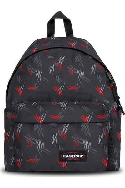 Eastpak حقيبة ظهر سوداء مبطنة من Pak'r Scribble Ek62093x