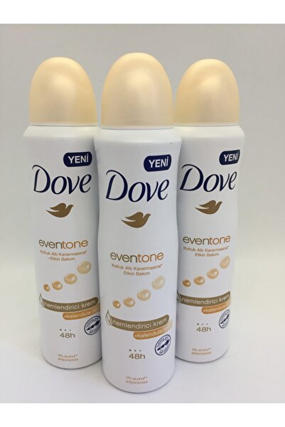 Dove Eventone Sprey 150 Ml X 3 Adet