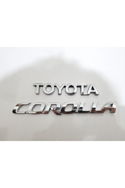 Genel Markalar Toyota Corolla 2003 Sonrası Toyota Ve Corolla Yazı Arma 2 Adet