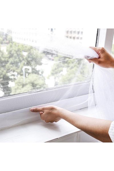 Nokta's Window Glass Fly Screen - Double Wing (130x150 Cm)