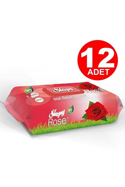 Sleepy 12'li Rose Islak Mendil