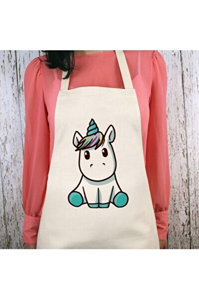 ART HEDİYE مريلة مطبخ صغيرة مطبوعة يدوم طويلاً مع ميزة طاردة للماء وقابلة للغسل