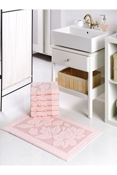 Romans Derya Banyo Paspas Pembe 50x70 Cm