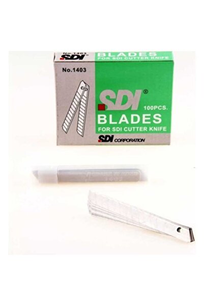 Sdi Dar Maket Bıçağı Yedek Ucu 1403 (1 Tüp - 10 Adet)