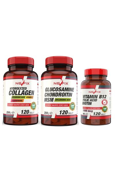Nevfix Collagen 1000 Mg B12 1000 Mcg Glucosamine 1500 Mg 3 Product 1 of