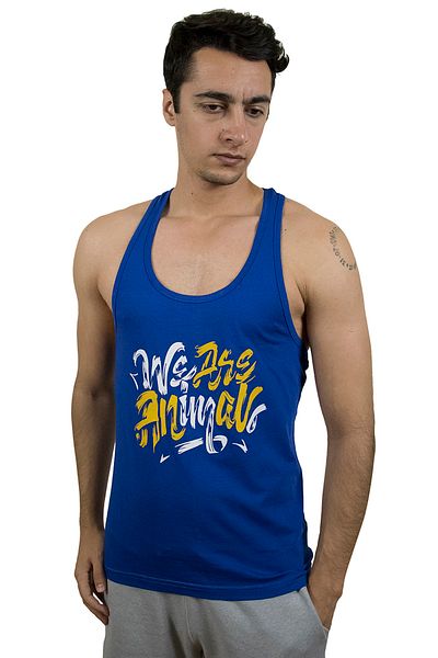 BLUU Ανδρικό μπλουζάκι Navy Blue Tank Top Athlete