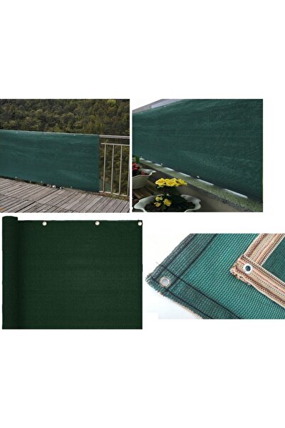 Asenya Balkon Bezi Balkon Brandası 0,50x3 M %95 Yeşil Gölgelik File Balkon De...