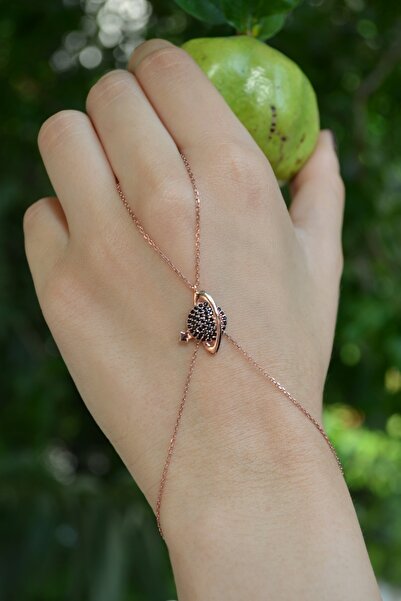 Argentum Concept 925 Ayar Gümüş Zirkon Taşlı Satürn Gezegen Şahmeran