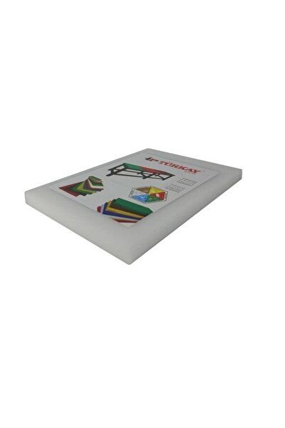 Türkay Polyethylene Cutting Board White 60X40X2 cm White Color Sent.