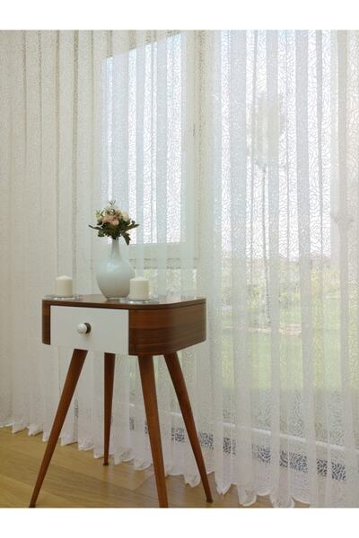 Esse Home Özel Örme Dokulu Tül Perde, 550x260, Normal Pile, 1/2.5