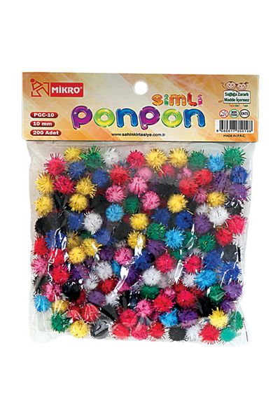 Mikro Pgc-10 Pompon Sclipici 10 Mm Px